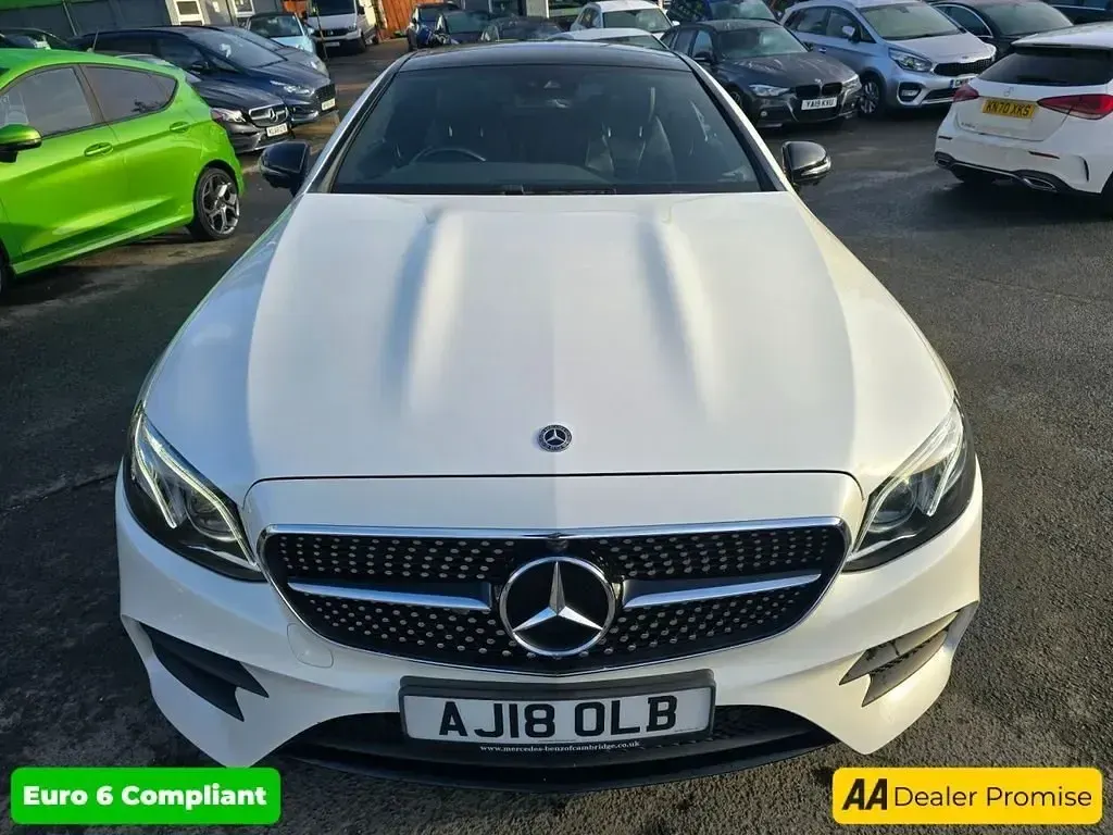 Usado Mercedes E300 AMG Line Premium Plus 245 HP (180 kW) 2018 Branco Coupé