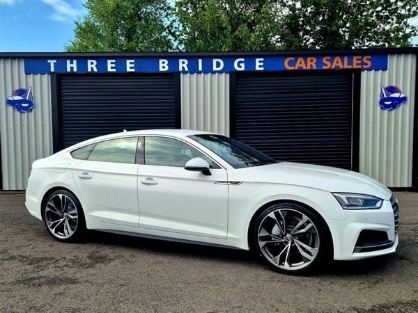 White Used 2017 Audi A5 Sportback S-Line Hatchback | £15,250 (Expensive) - Image 1/1
