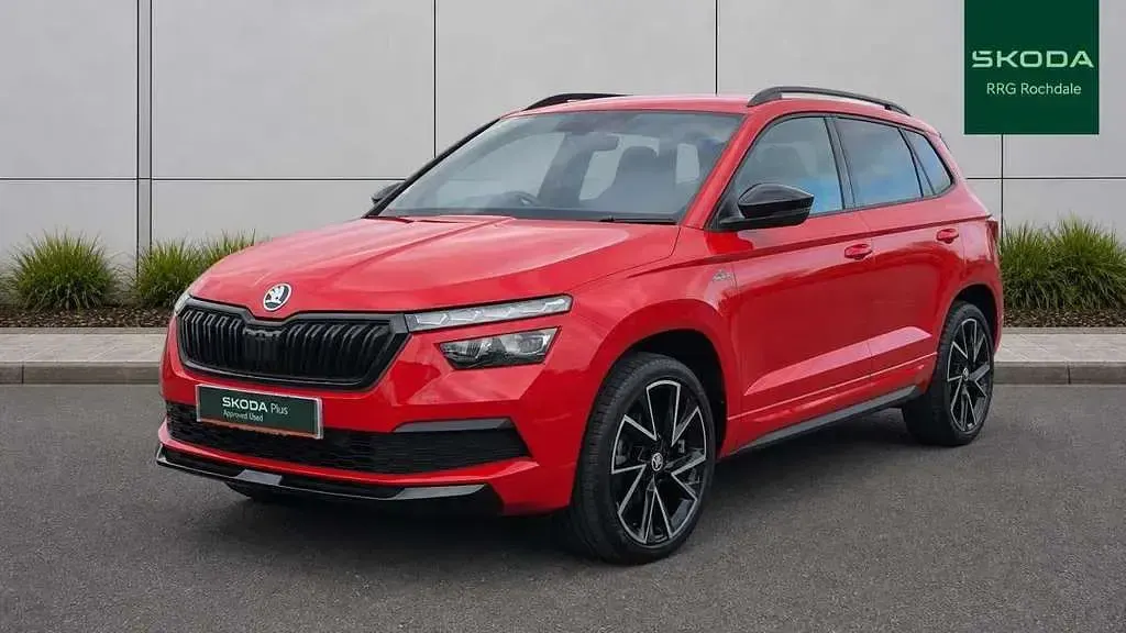Used Skoda Kamiq Monte Carlo 147 HP (108 kW) 2023 Velvet red metallic SUV