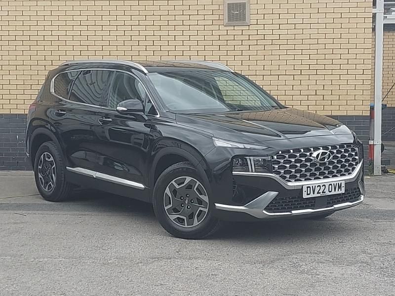 Black Used 2022 Hyundai Santa Fe Premium SUV | £23,698 (Good price) - Image 1/4