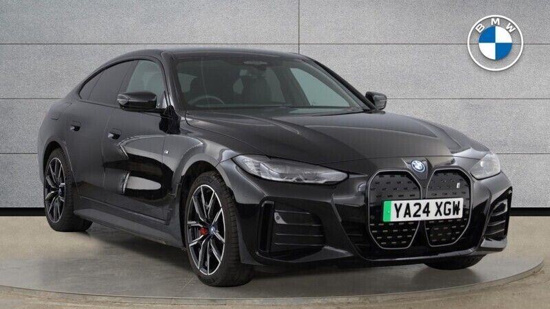 Black Used 2024 BMW i4 M Sport Sedan | £43,500 (Good price) - Image 1/4