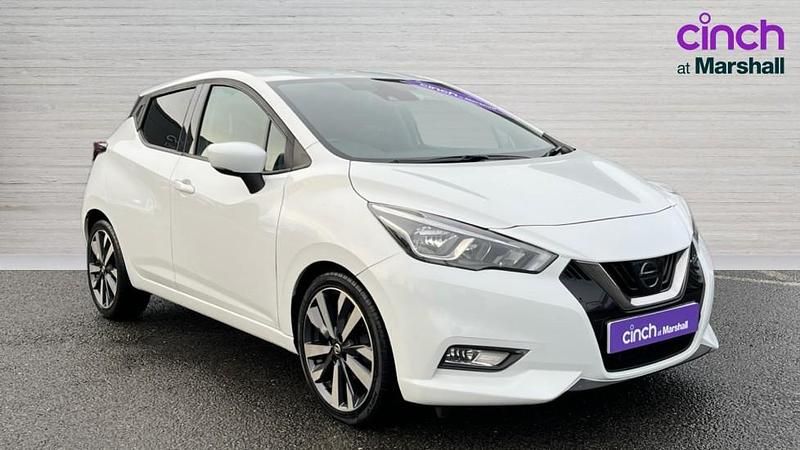 Used Nissan Micra Tekna 90 HP (66 kW) 2017 White Hatchback