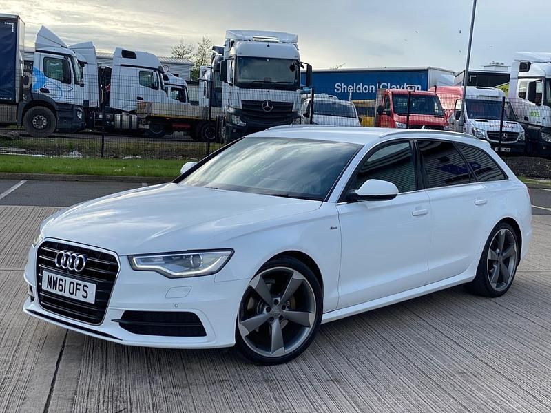 Used Audi A6 S-Line 204 HP (150 kW) 2012 White Estate