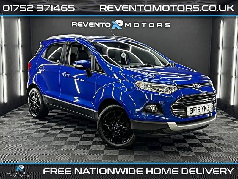 Blue Used 2016 Ford Ecosport Titanium SUV | £6,495 (A bit pricey) - Image 1/3