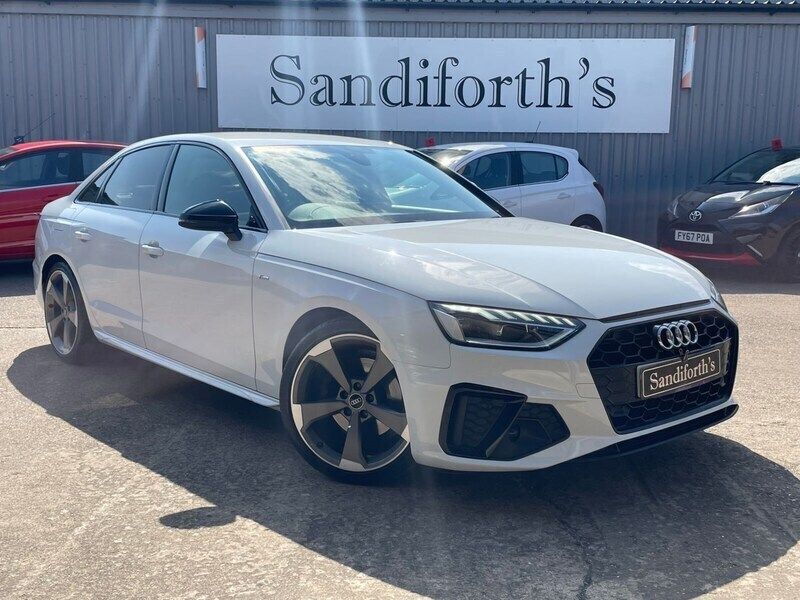 White Used 2021 Audi A4 Black Edition Sedan | £20,500 (Fair price) - Image 1/4