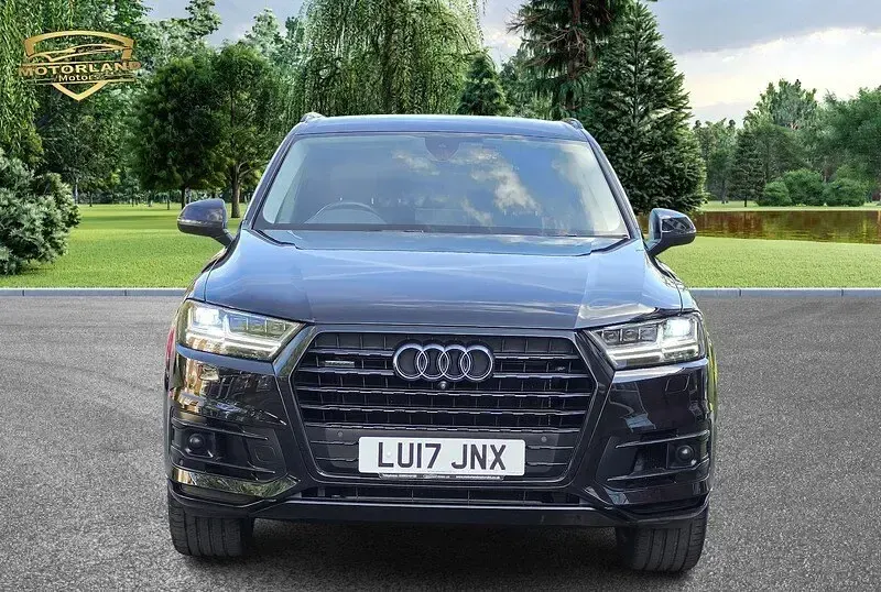 Used Audi Q7 S-Line 252 HP (185 kW) 2017 Black SUV