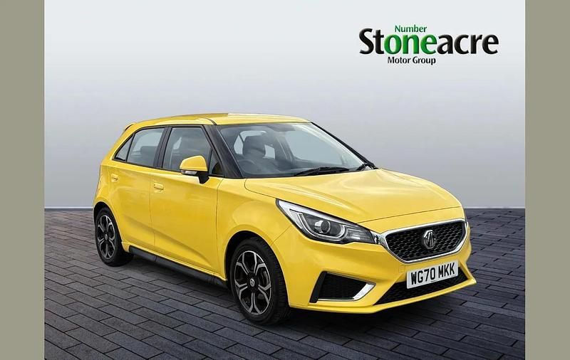 Yellow Used 2020 MG MG3 Exclusive Hatchback | £9,295 (Fair price) - Image 1/2