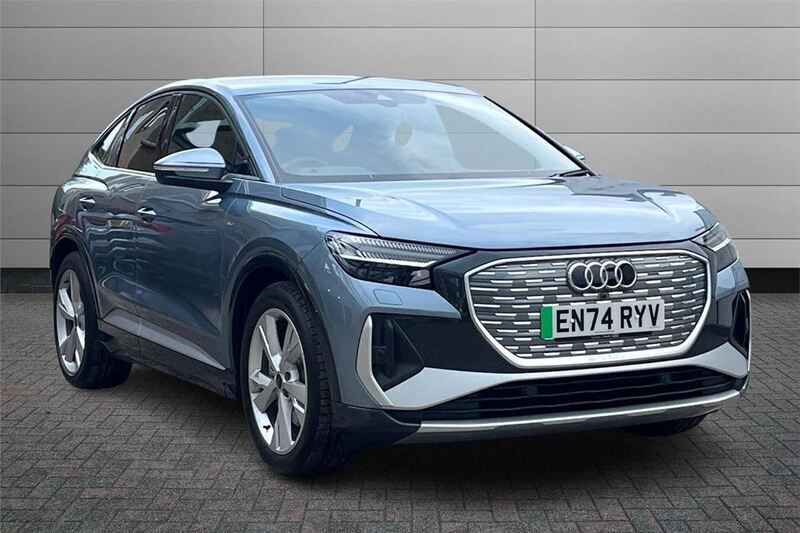 Blue Used 2025 Audi Q4 Sportback e-tron S-Line SUV | £36,500 (Good price) - Image 1/4