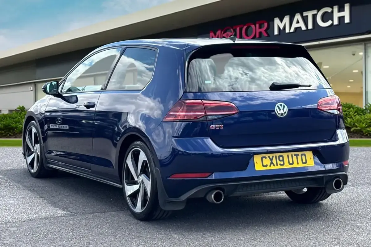 Used VW Golf VII GTI 2019 Blue Hatchback