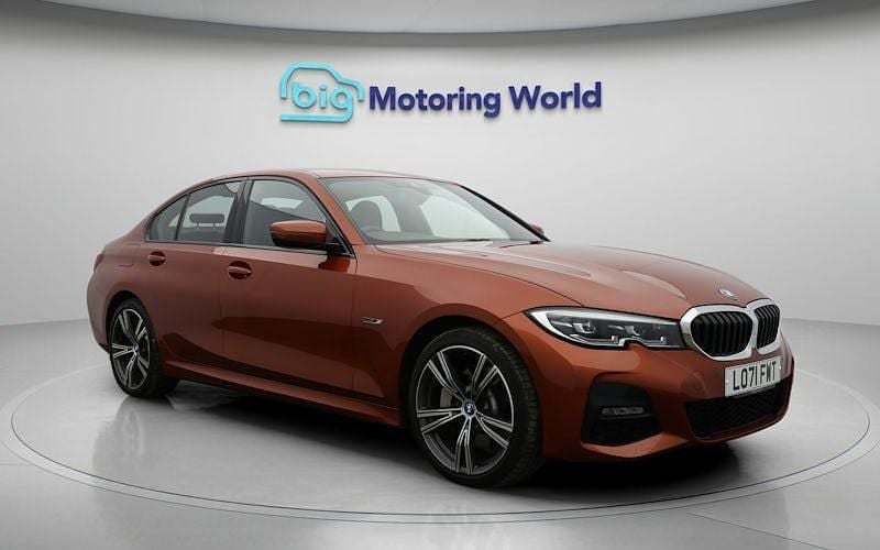 Used BMW 330e M Sport 292 HP (214 kW) 2021 Orange Sedan