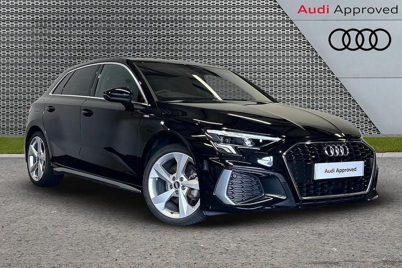 Black Used 2023 Audi A3 S-Line Hatchback | £27,295 (Expensive) - Image 1/3