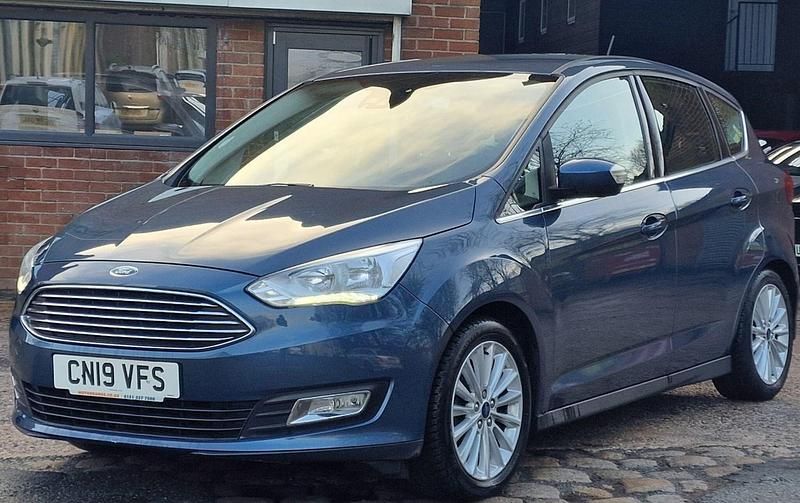 Begagnad Ford C-MAX Titanium 120 HK (88 kW) 2019 Blå Minibuss