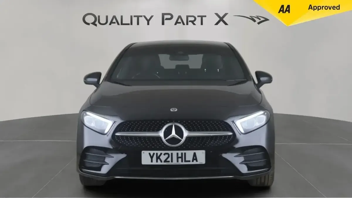 Used Mercedes A200 AMG line 2021 Black Sedan