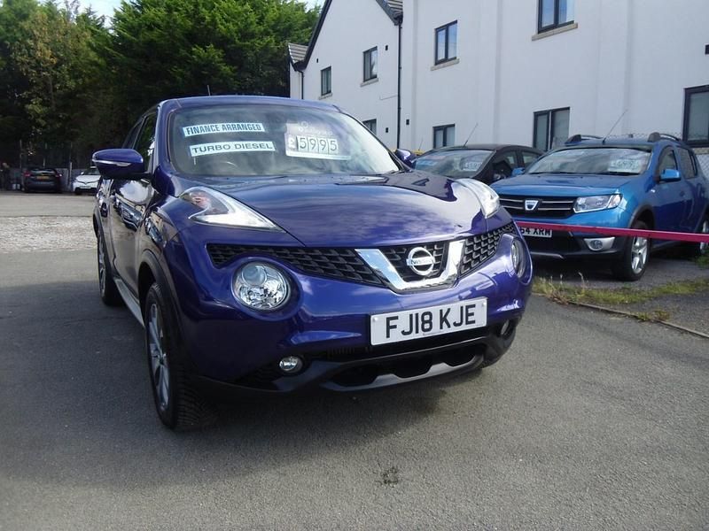Blue Used 2018 Nissan Juke Tekna SUV | £5,995 (Fair price) - Image 1/4