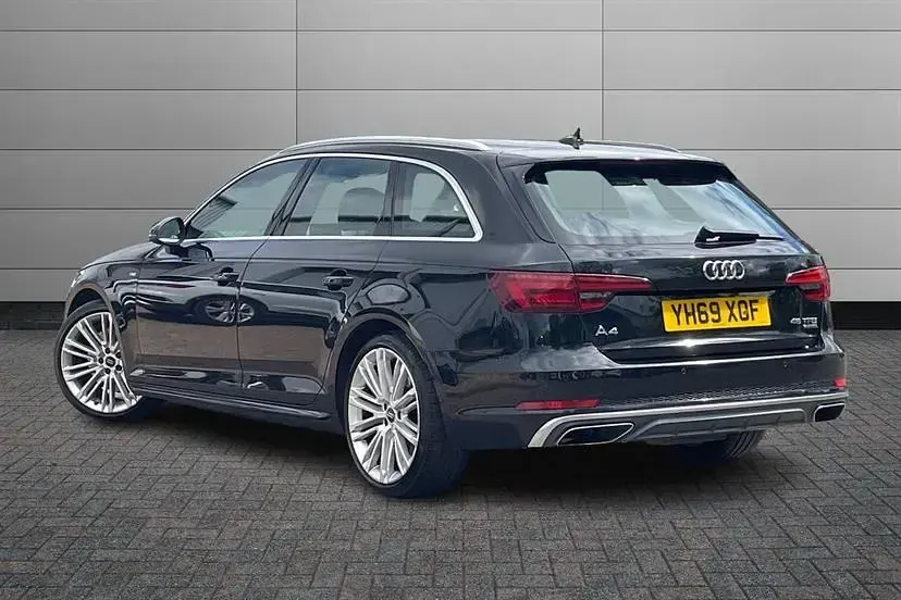 Used Audi A4 S-Line 245 HP (180 kW) 2019 Black Estate