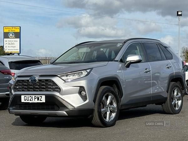 Silver Used 2021 Toyota RAV4 Hybrid Design SUV | £21,990 (Good price) - Image 1/4