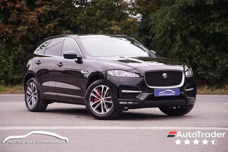 Black Used 2017 Jaguar F-Pace R-Sport SUV | £13,999 (Fair price) - Image 1/4