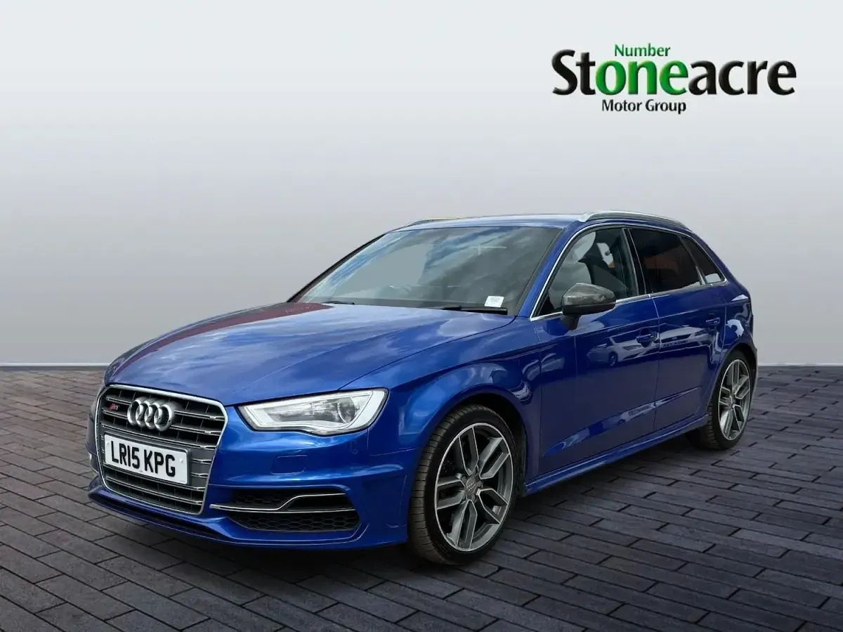 Used Audi S3 Sportback Comfort 300 HP (220 kW) 2015 Blue Hatchback