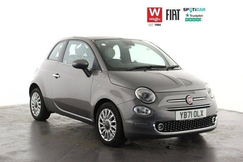 Grey Used 2022 Fiat 500 Dolcevita Hatchback | £10,399 (Fair price) - Image 1/3