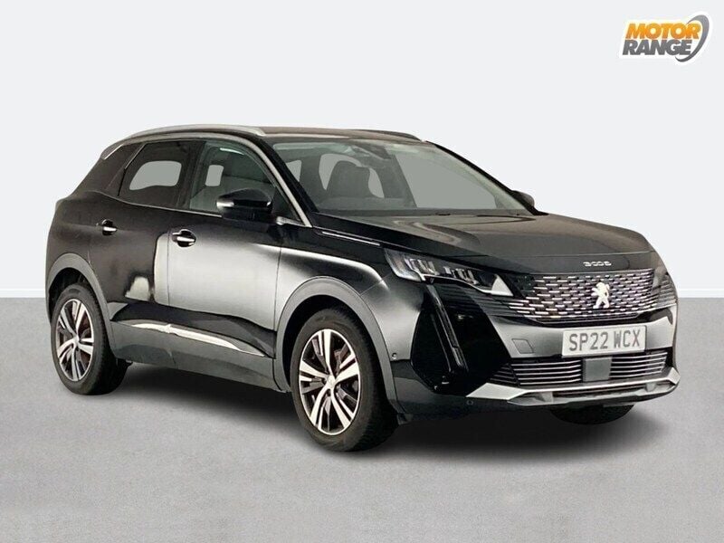 Black Used 2022 Peugeot 3008 Allure Premium SUV | £16,695 (Fair price) - Image 1/4