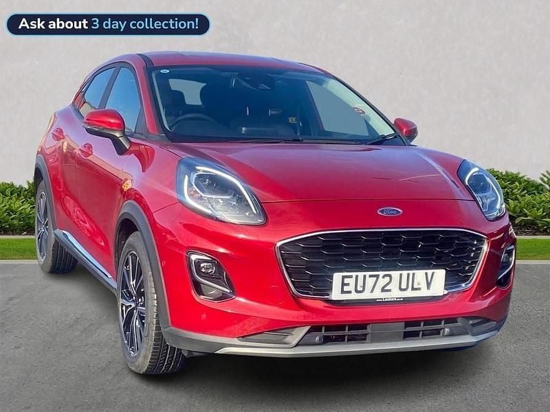 Red Used 2022 Ford Puma Titanium Hatchback | £14,499 (Good price) - Image 1/4
