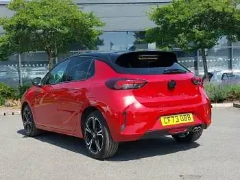 Used Vauxhall Corsa Ultimate 130 HP (95 kW) 2023 Red Hatchback