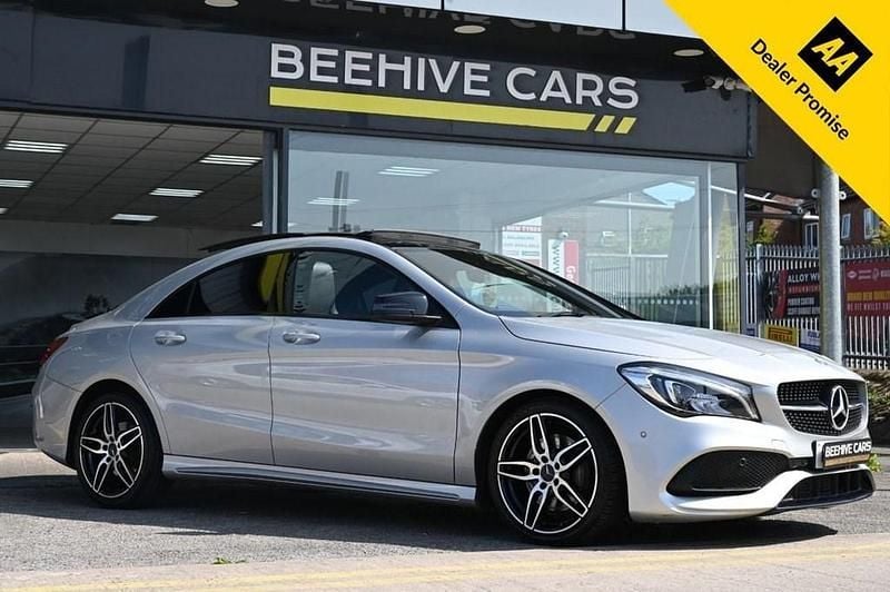 Silver Used 2017 Mercedes CLA220 AMG line Sedan | £10,950 (Fair price) - Image 1/4
