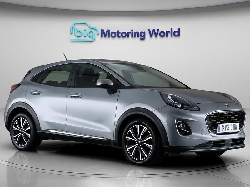 Silver Used 2021 Ford Puma Titanium Hatchback | £12,400 (Good price) - Image 1/4