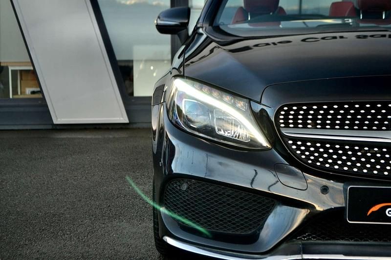 Used Mercedes C250 AMG line 2016 Black Cabriolet