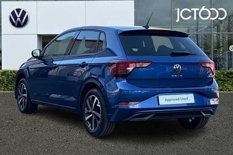 Used VW Polo Match 95 HP (69 kW) 2025 Blue Hatchback