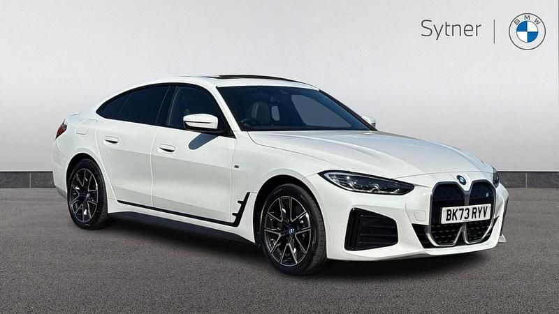 White Used 2023 BMW i4 M Sport Sedan | £33,500 (Good price) - Image 1/4