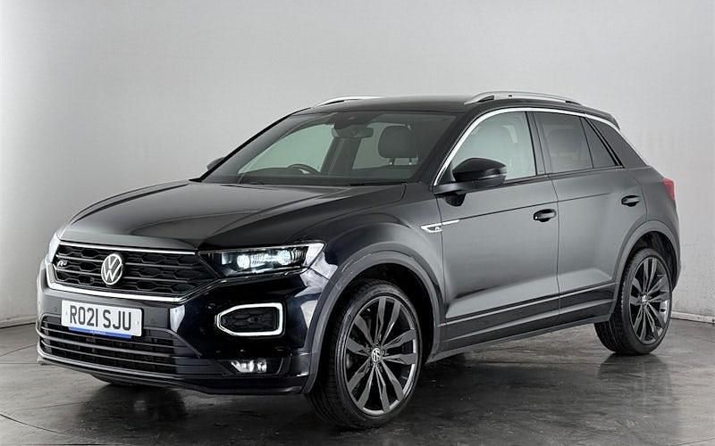 Used VW T-Roc R-line 150 HP (110 kW) 2021 Black SUV
