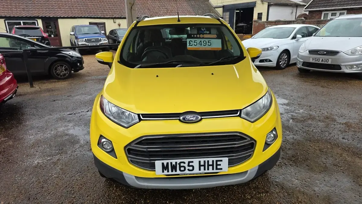Used Ford Ecosport Titanium 95 HP (69 kW) 2015 Yellow SUV