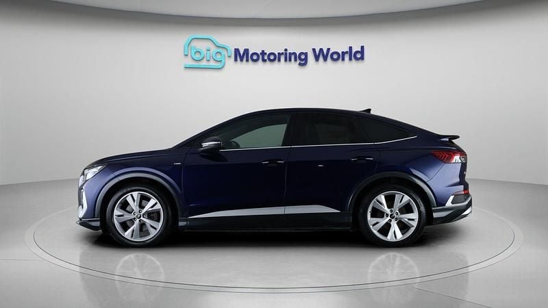 Used Audi Q4 Sportback e-tron S-Line 219 kW (299 HP) 2022 Blue SUV