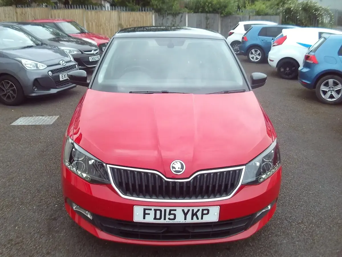 Used Skoda Fabia SE L 110 HP (80 kW) 2015 Red Hatchback