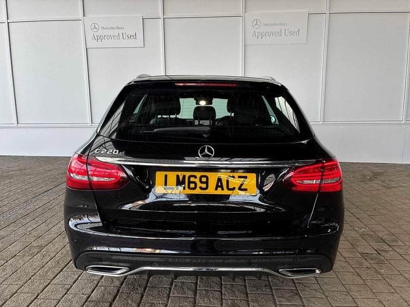Used Mercedes C220 AMG line 2019 Black Estate