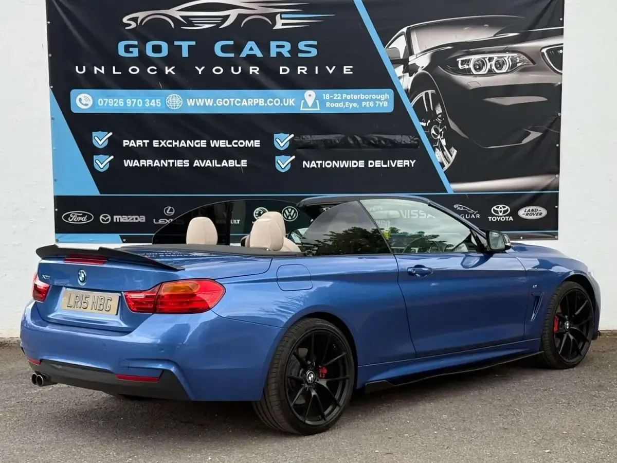 Usado BMW 435 M Sport 313 HP (230 kW) 2015 Azul Cabrios
