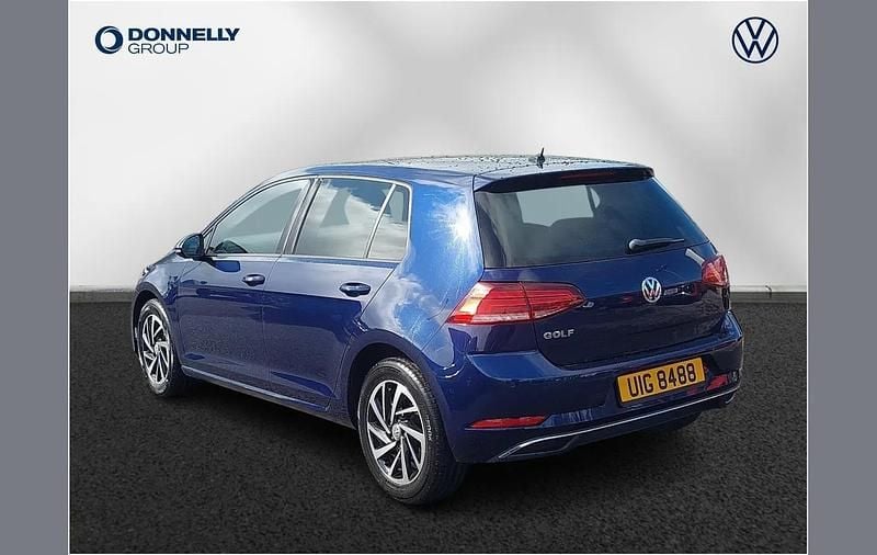 Used VW Golf VII Match 115 HP (84 kW) 2019 Blue Hatchback