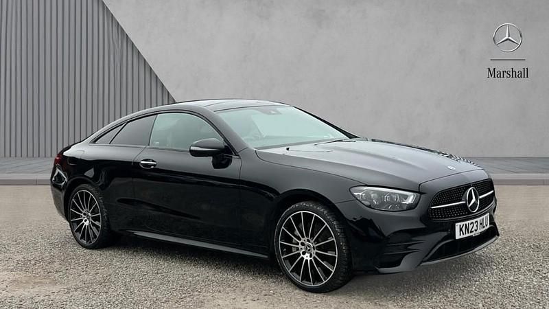 Used Mercedes E400 AMG line 330 HP (242 kW) 2023 Black Coupe