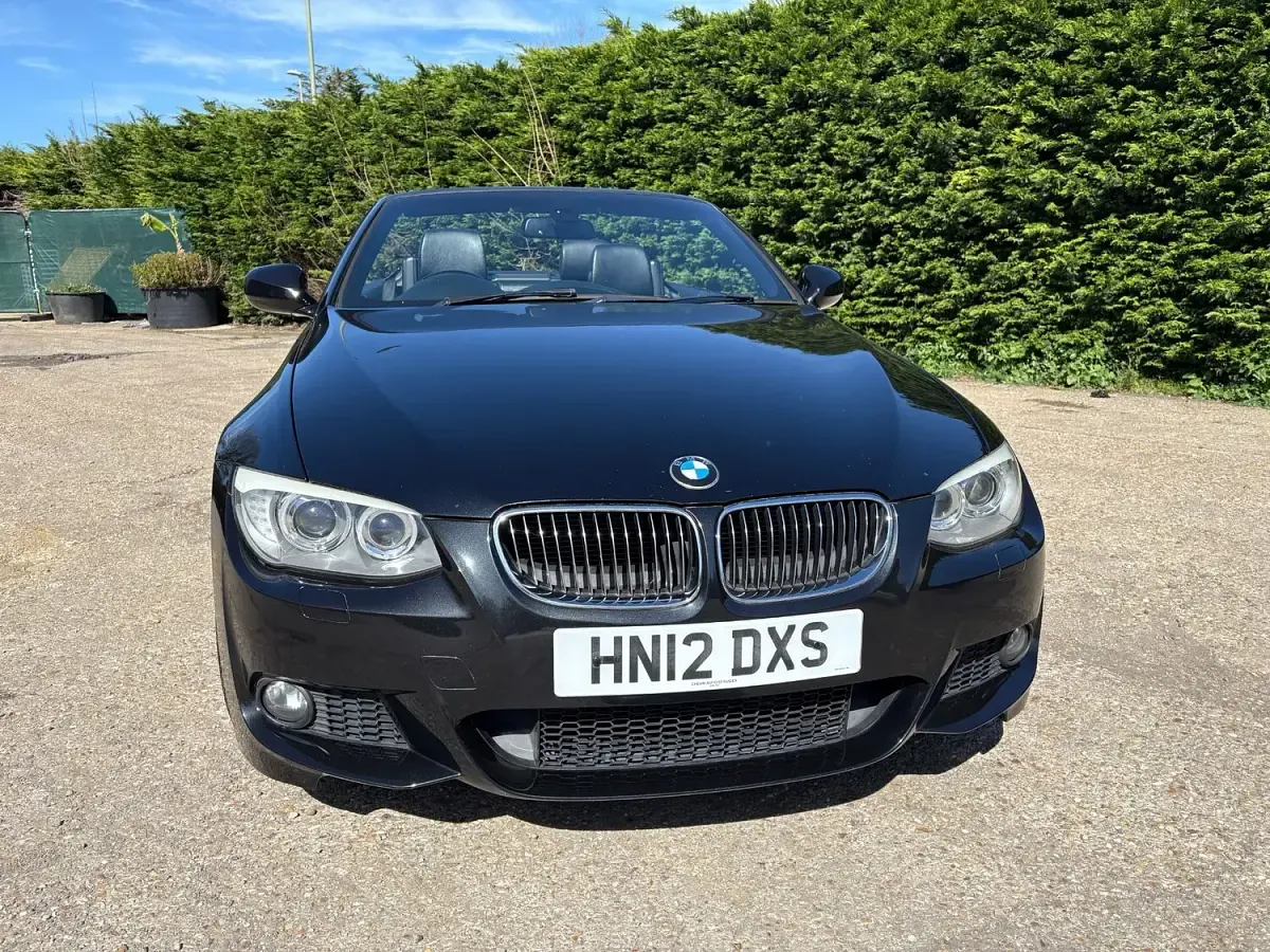 Used BMW 320 Cabriolet Sport Line 184 HP (135 kW) 2012 Black Cabriolet