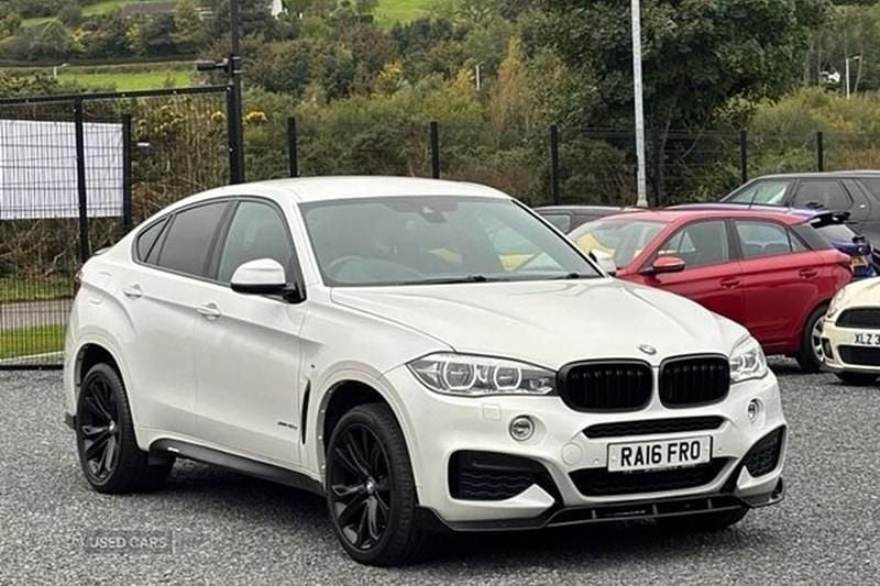 White Used 2016 BMW X6 M Sport SUV | £18,950 (Fair price) - Image 1/1