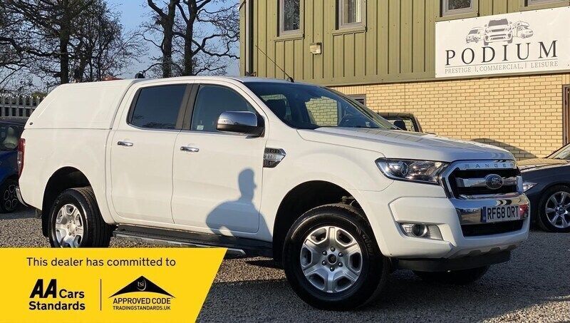 White Used 2018 Ford Ranger Limited Pickup | £11,990 (Good price) - Image 1/3