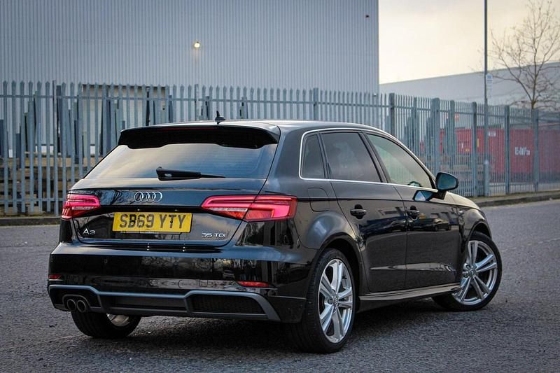 Used Audi A3 Sportback S-Line 2020 Black Hatchback