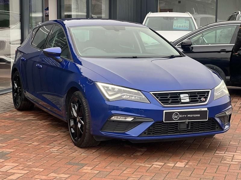 Used Seat Leon FR 150 HP (110 kW) 2018 Blue Hatchback
