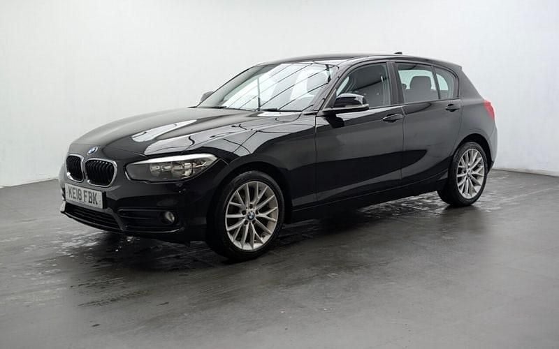 Used BMW 116 Sport Line 116 HP (85 kW) 2018 Black Hatchback