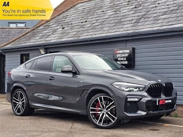 Grey Used 2021 BMW X6 M Sport SUV | £47,390 (Expensive) - Image 1/1
