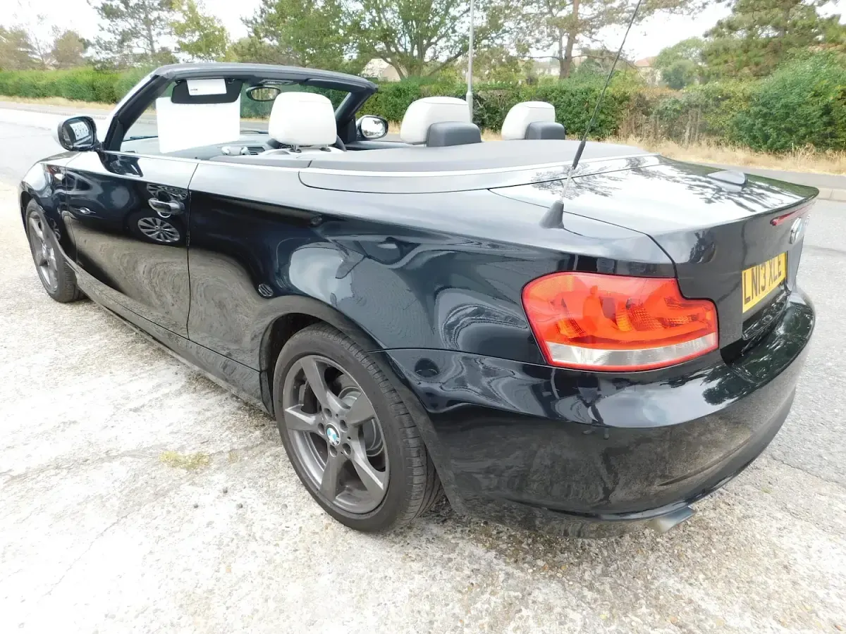 Used BMW 120 Cabriolet Exclusive 2013 Black Cabriolet