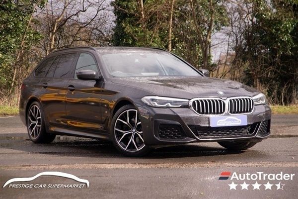Grey Used 2021 BMW 520 M Sport Estate | £21,599 (Good price) - Image 1/1