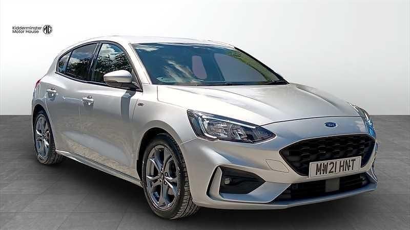 Silver Used 2021 Ford Focus ST-Line Hatchback | £13,299 (Fair price) - Image 1/4
