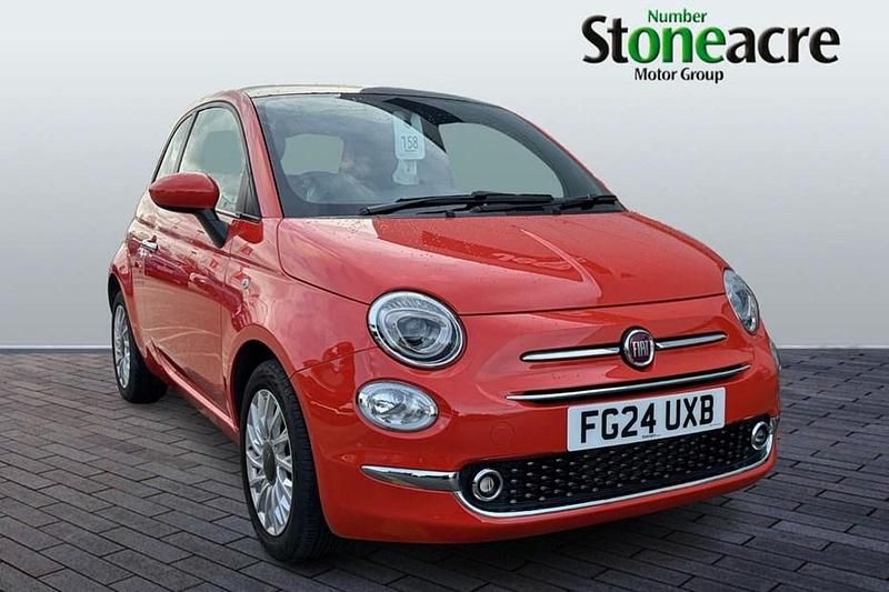 Used Fiat 500 68 HP (50 kW) 2024 Orange Hatchback